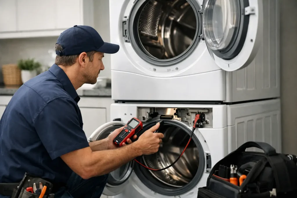 Stackable Washer Dryer Repair Basics | SERVOFLEX Stackable Washer Dryer Repair Basics
